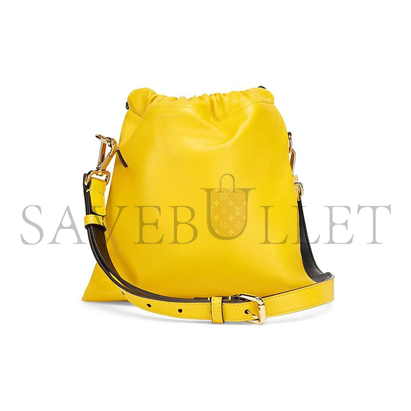 F**di soft nappa logo small drawstring pouch bag 7va510adm9f0v3c (24*23*2cm)